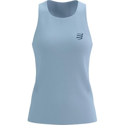 Compressport Дамска тениска Compressport Women's Performance Singlet Running shirt - Cashmere Blue (916-3350-0212)