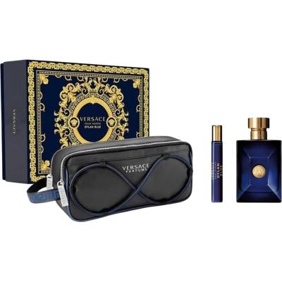 Versace Dylan Blue Gift Set EDT 100 ml + EDT 10 ml + Несесер за мъже