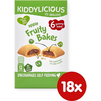 Kiddylicious Koláčky s jablečnou náplní 6 x 22 g