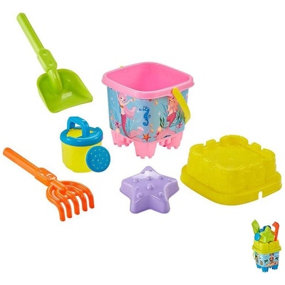 Raya Toys Комплект играчки за пясък Raya Toys Герои, 6 части