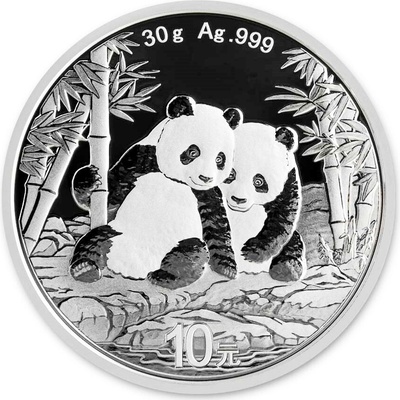 China Mint Strieborná minca Čínská Panda 2026 30 g