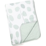 Doomoo Памучно одеяло Doomoo - Dream, Leaves Aqua Green, 75 x 100 cm (DS31) - baby