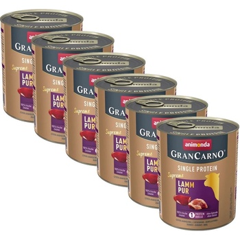 Animonda GranCarno Single Protein - агнешко 6 x 800г