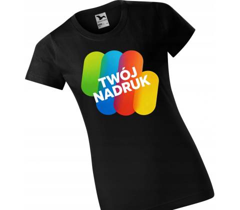 Dámske tričko Malfini Basic 134 ČIERNE