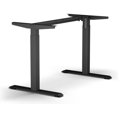 Ергономична регулируема основа за бюро, черен цвят