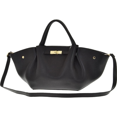 Dámska kožená kabelka TS112-16/BLACK