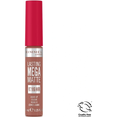 Rimmel London Lasting Mega Matte Liquid Lip Colour Dlhotrvajúci matný tekutý rúž Be My Baby 7,4 ml