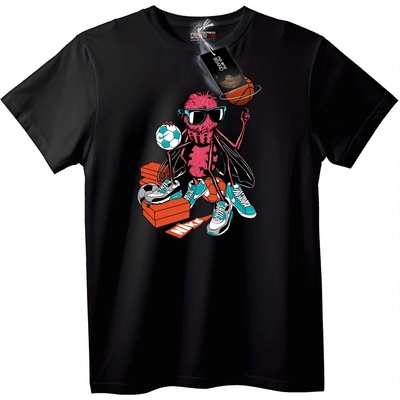 NOONEBRAND Тениска Спортни Кецове - XL, Black