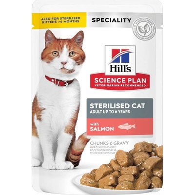 Hill's Science Plan sterilised losos 12 x 85 g