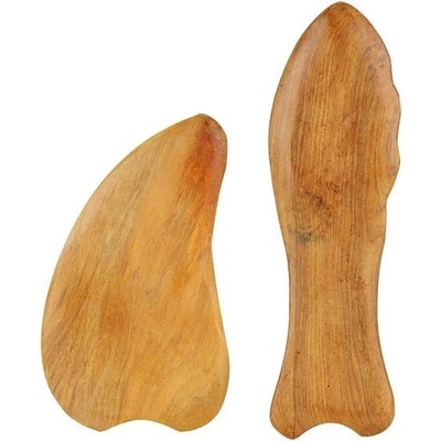 Gua Sha Tools, dřevěná škrabka na masáž