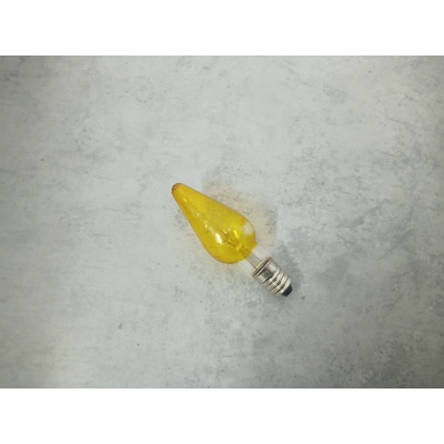 DANAPO Vánoční žárovky náhradní svíčky kapky FELICIA 14V 0,1 A E10 barevné Varianta: žlutá 14V