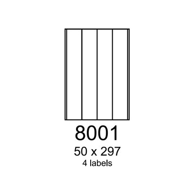 Rayfilm R01008001F biele A4 1000 list.