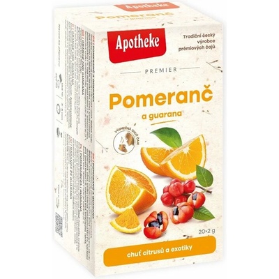 Apotheke čaj SEL POMARANČ GUARANA 20 x 2 g