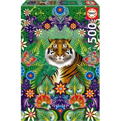 Educa Пъзел Educa - Бенгалски тигър, 500 части (EDU19912)