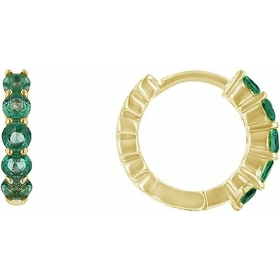 Eppi Jemné náušnice so smaragdmi Laios E42343