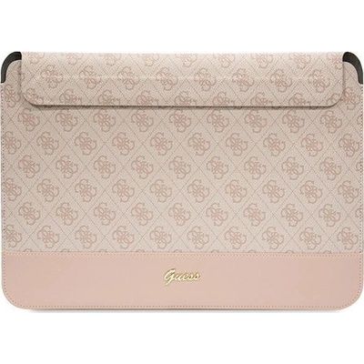 Guess taška na notebook 14" GUCS14PS4SGW pink Comp Sleeve U 4G Stripe Metal Logo