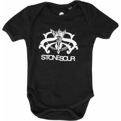 Dětské body Metal Kids Stone Sour Logo černá