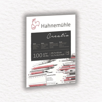 Hahnemühle skicár CREATIV LEPENÁ VÄZBA 100 gsm 100 listov A3