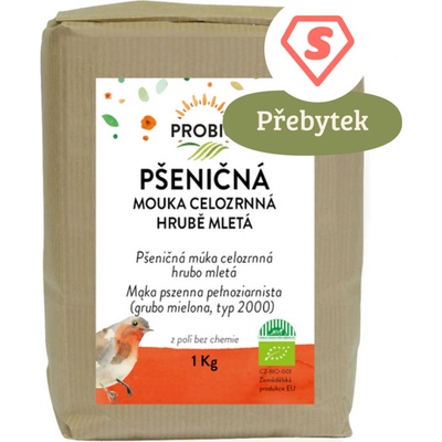 ProBio Mouka pšeničná celozrnná hrubě mletá bio 1000 g