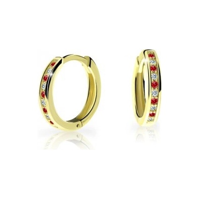 Cutie Jewellery dětské zlaté C3343Z-Ruby Dark