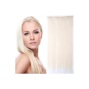 Clip in vlasy 60 cm dlouhý pás vlasů 60/613 světlý mix blond