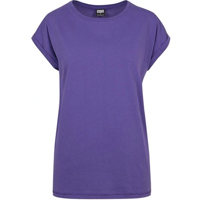 Urban Classics Ladies Extended Shoulder Tee fialová