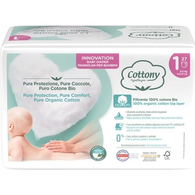 Cottony Pleny z biobavlny 1 2-5 kg 27 ks