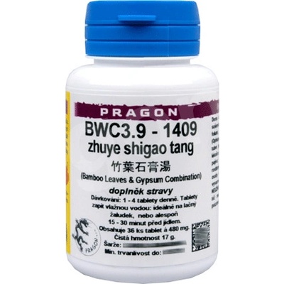 Pragon BWC3.9 zhuye shigao tang 36 tabliet