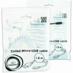 Gembird CC-Musb2C-AMBM-6 micro USB 2.0 cable AM-Micro Spiral 1.8m black
