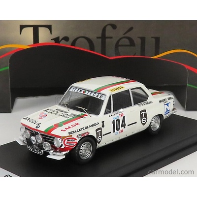 Trofeu BMW night Version N 104 Rally Tap 1972 B.vieira J.bandeira Bílá 1:43