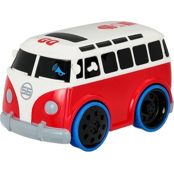 ZIZITO Детски автобус- кемпер със звук, червено и бяло