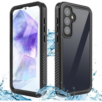 Samsung Galaxy A55 5G REDPEPPER Водоустойчив / Удароустойчив Калъф + Скрийн Протектор - Черен, IP68