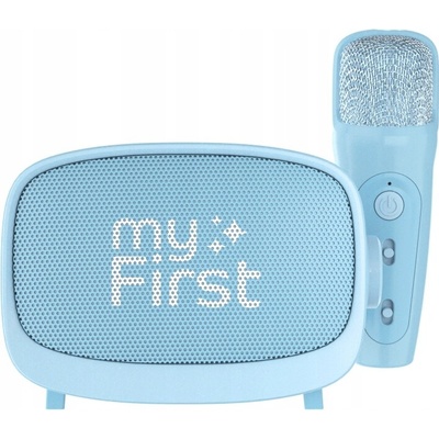 Reproduktor Mikrofon Sada 2 v 1 Karaoke na Bluetooth AUX MicroSD pro dítě