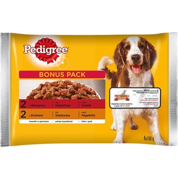 PEDIGREE Beef & Poultry 4x100 g