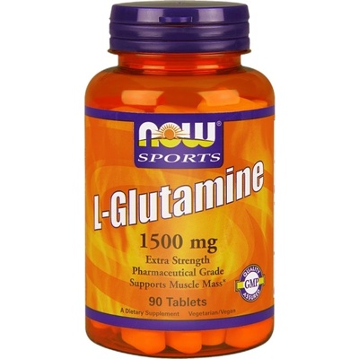 NOW L-Glutamine 1500 mg [90 Таблетки]