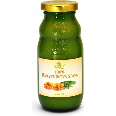 Grešík 100% Rakytníková šťáva 200 ml