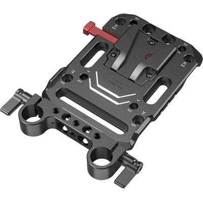 SmallRig V Mount Battery Plate with Dual 15mm Rod Clamp 3016