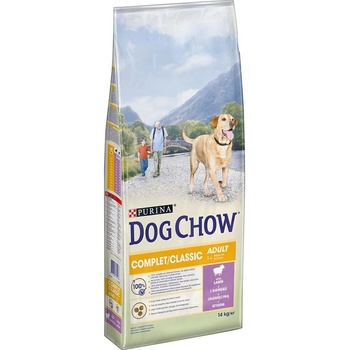 Purina Dog Chow Complet & Classic s jehněčím 2 x 14 kg