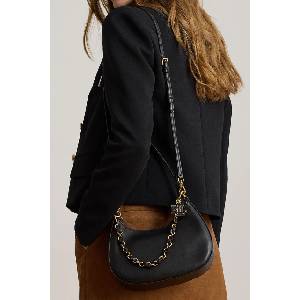 Ralph Lauren чанта тип хобо дамска от кожа (431P11747)