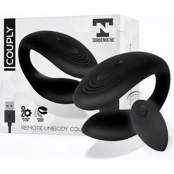 Image 1 of Tardenoche Couply Couple Toy with Remote Control Liquid Silicone Black