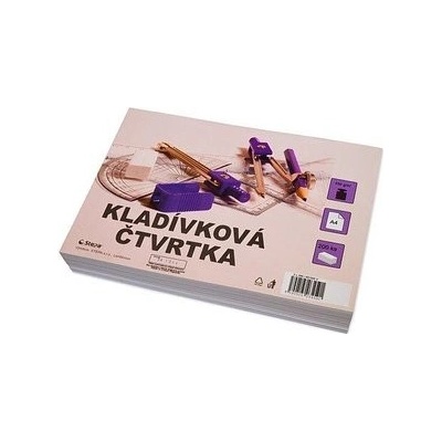 Čtvrtka kladívková bílá A4 250 g/m2 200 ks – Zboží Dáma
