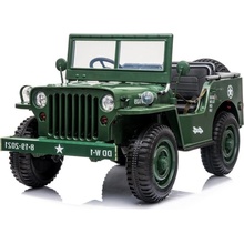 Mamido elektrický jeep Willys 4x4 zelená