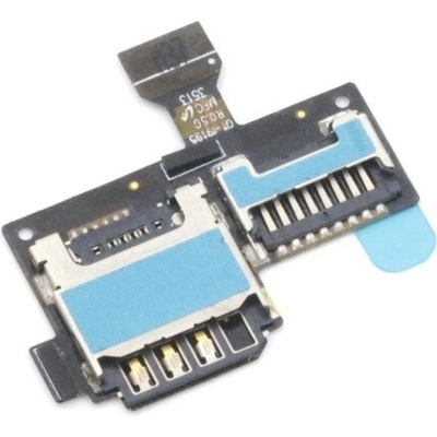 Flex kábel Samsung I9195 Galaxy S4 mini - čítačka SIM karty a pamätovej karty SD Variant:: Flex kábel