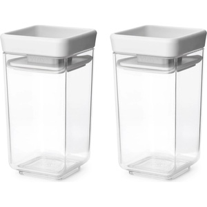 Brabantia Контейнер за съхранение на храна TASTY PLUS, 150 мл, комплект от 2 бр. , светлосив, Brabantia (BRAB230585)