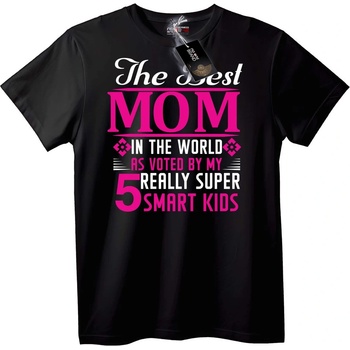 NOONEBRAND Тениска Най-добрата Майка в Света - 3XL, Black