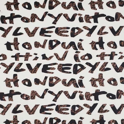 Svetrovina N6016 biela, tlač písmo, š.150