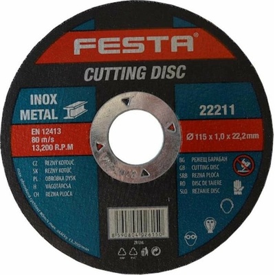 Festa rezný kotúč 115 x 1,0 x 22,2 mm 122211