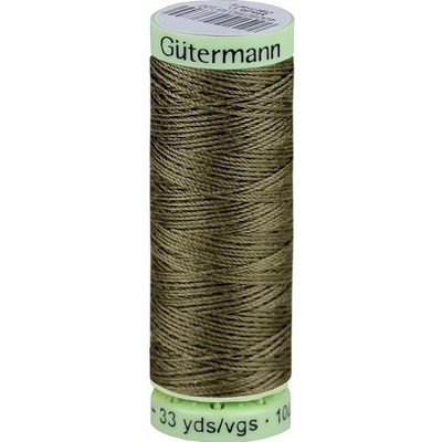 Prima-obchod Polyesterové nitě Gütermann Jeans návin 30 m, barva 824 zelená khaki