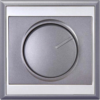 Lune Stmívač otočný antracitový, 80 × 80 × 25 mm, 60 – 400 W 5001114701951