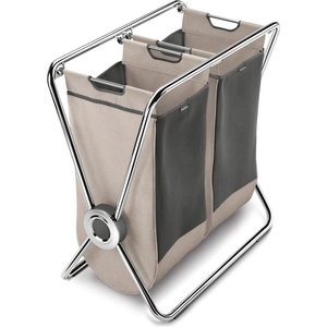 simplehuman Светлокафяв текстилен сгъваем кош за пране 200 l - simplehuman (LT1009)